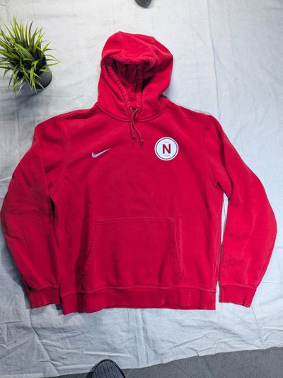 Nike Red Hoodie Streetwear Sweatshirt